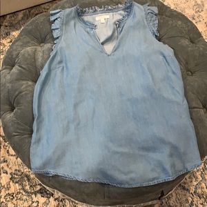 Lauren Conrad LC sleeveless blouse size L